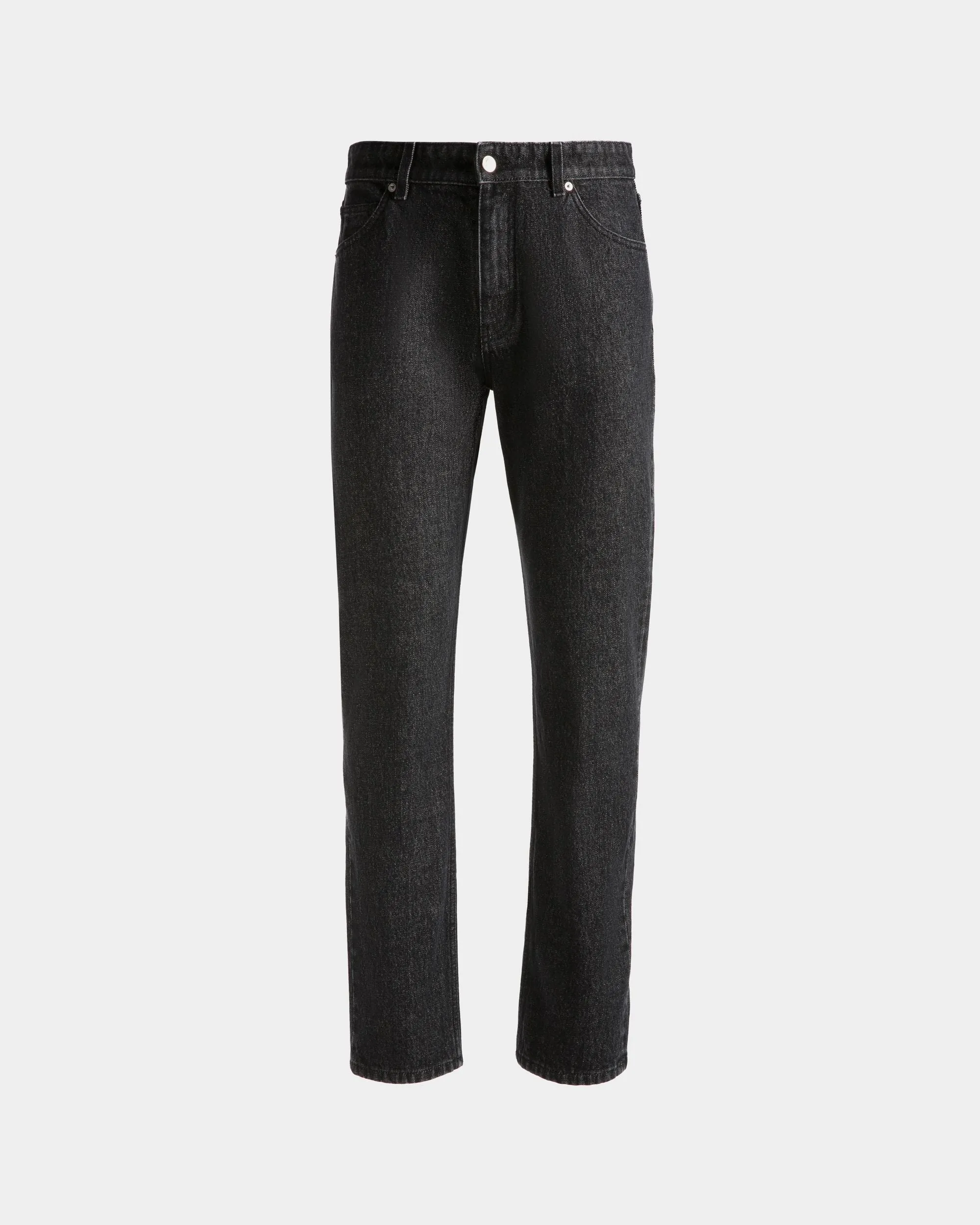 5-Pocket Pants In Grey Cotton 