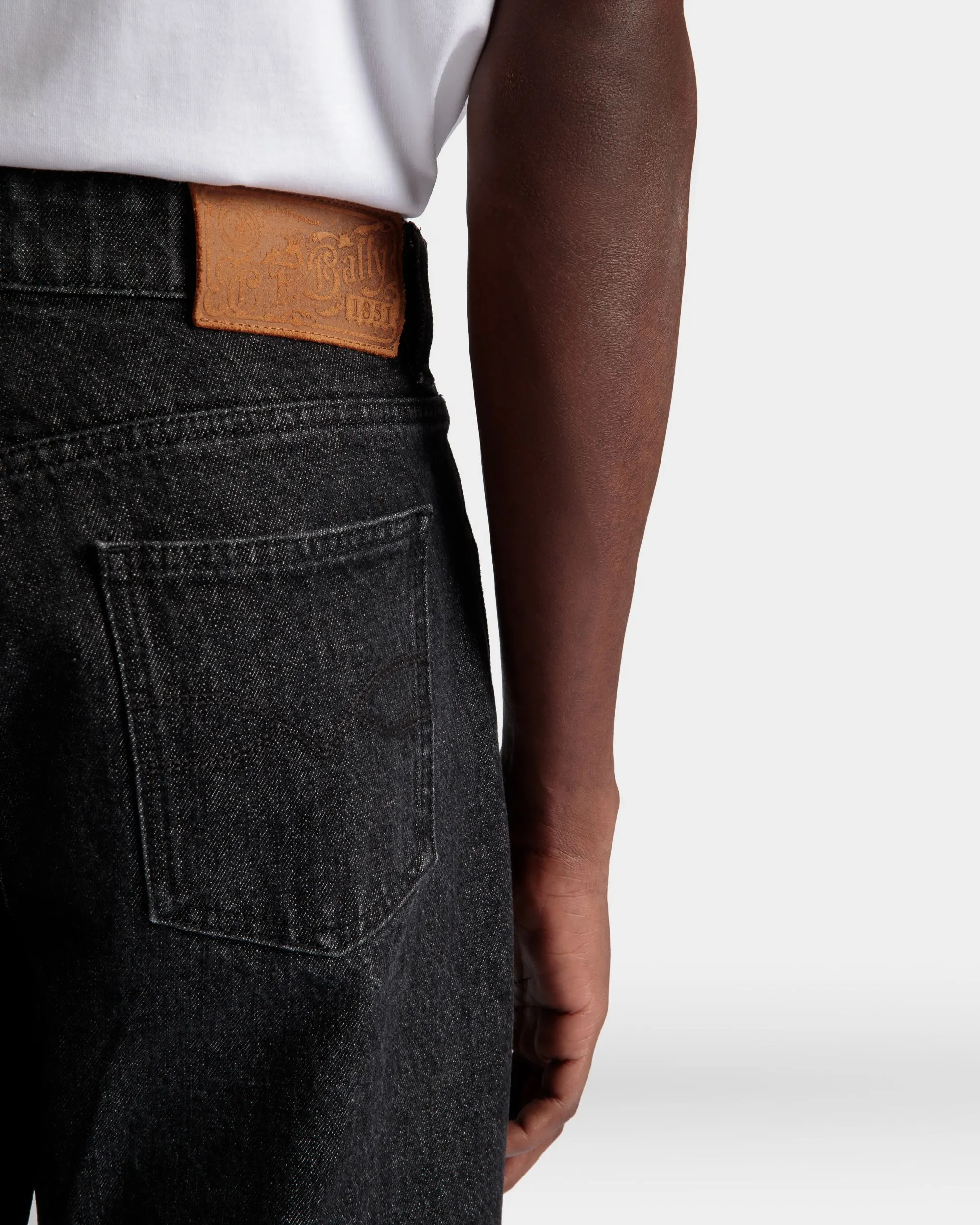 5-Pocket Pants In Grey Cotton 