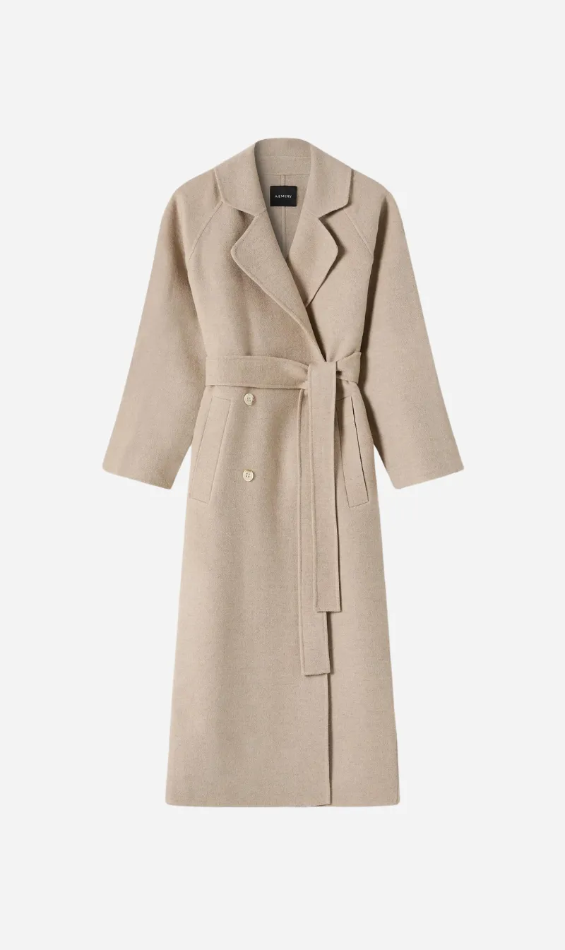  A.EMERY      The Evans Coat - Almond Melange 