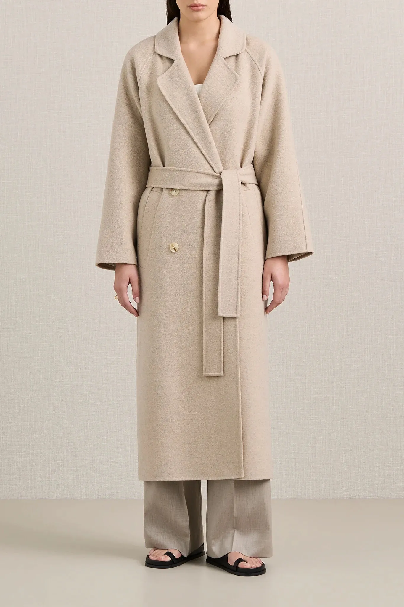  A.EMERY      The Evans Coat - Almond Melange 