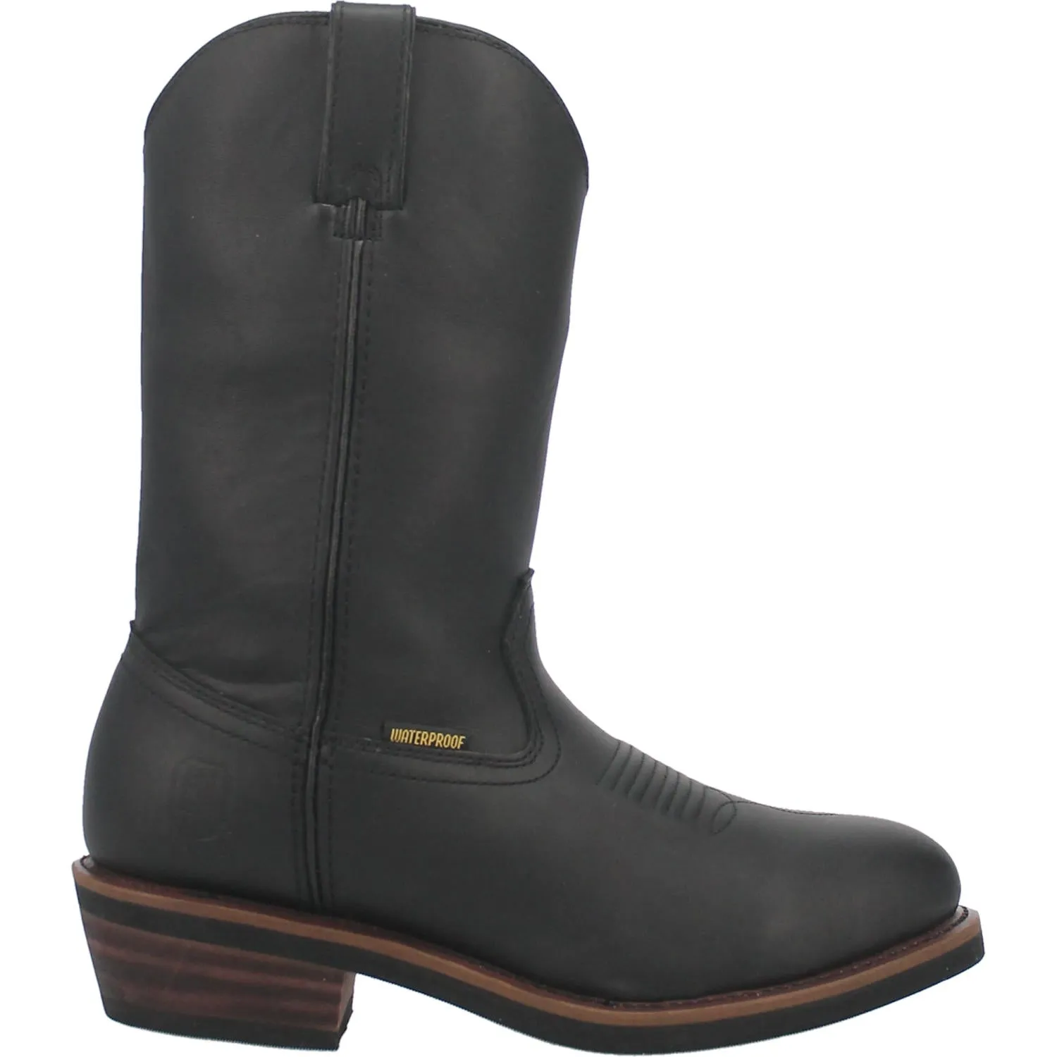 Albuquerque WATERPROOF Dan Post Mens Round Toe Bootie BLACK (DS)