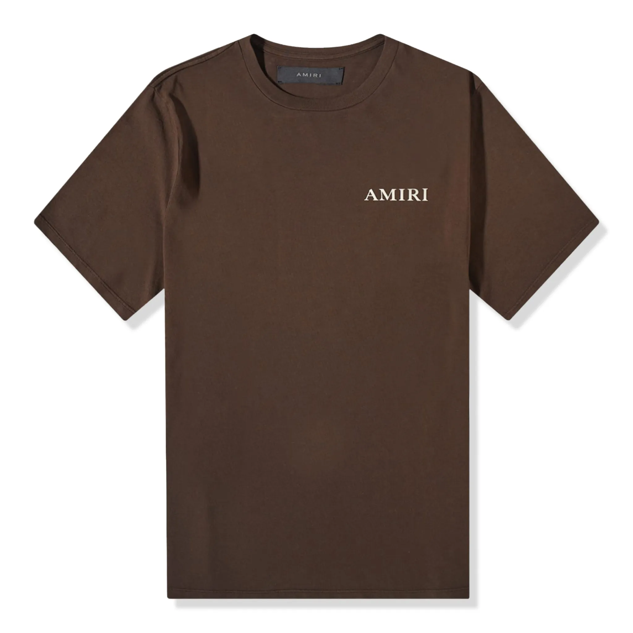 Amiri Puff Logo T Shirt Brown