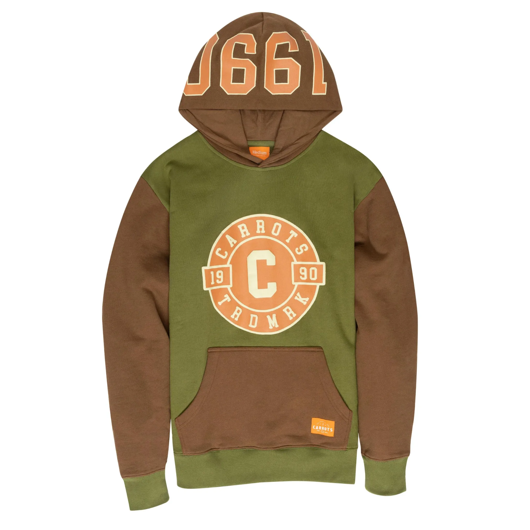 Anwar Carrots Established Color Blocked Hoodie (Olive)