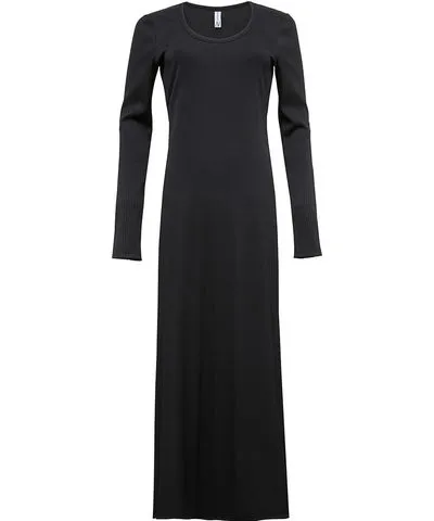 Audrey Vallens Women's Black Miss Av Rib Dress