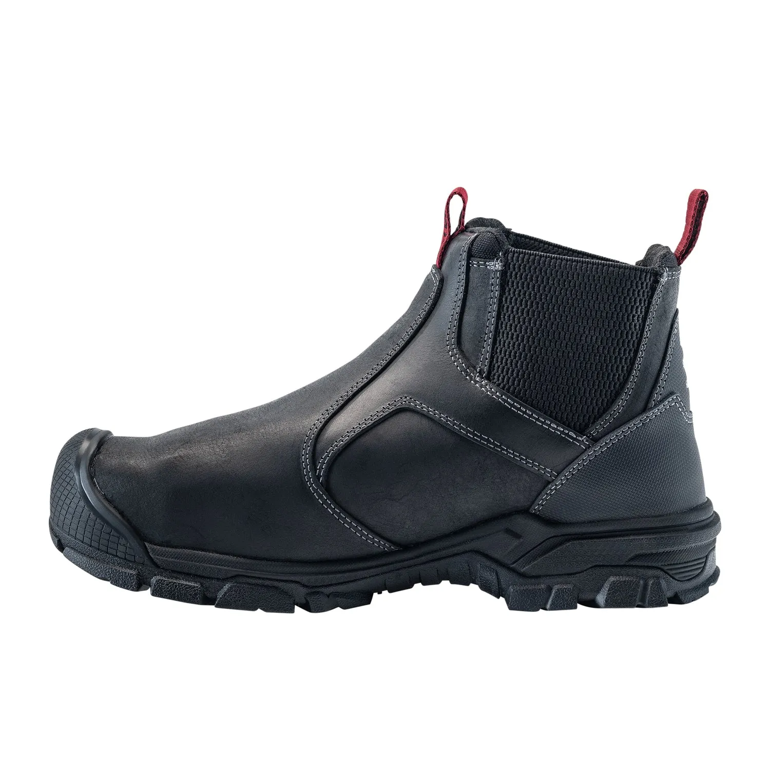 Avenger Mens Ripsaw Romeo Black Leather Work Boots