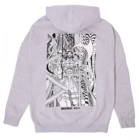 BAIT x Brzrkr #1 Men Tradd Moore Cover Black And White Cover Hoody (gray)