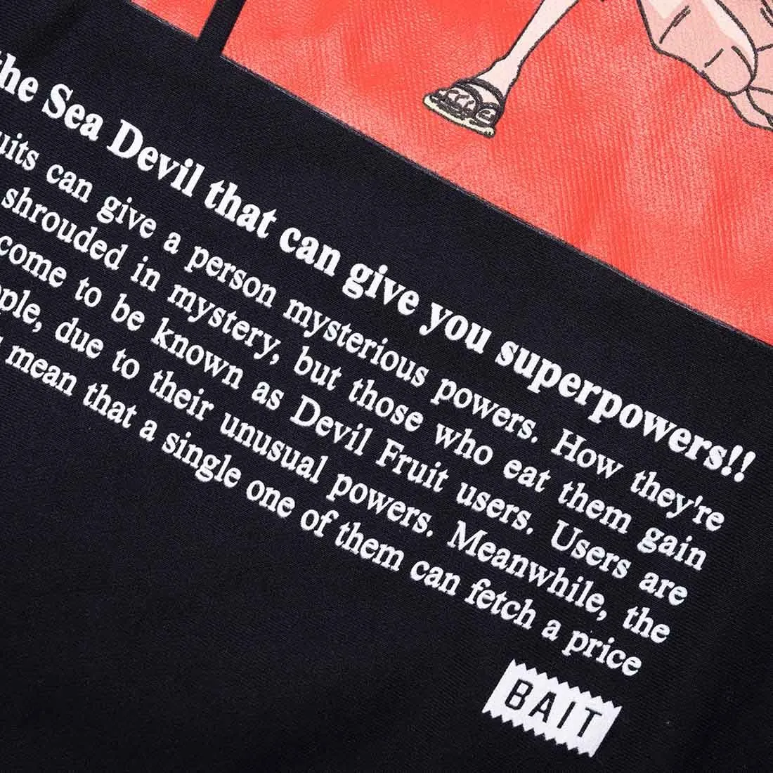 BAIT x One Piece Men Devil Fruit Luffy Hoody (black)