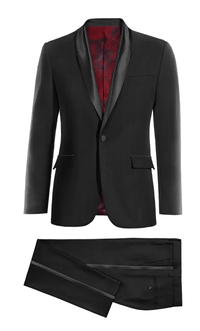 Black essential Tuxedo with shawl lapel