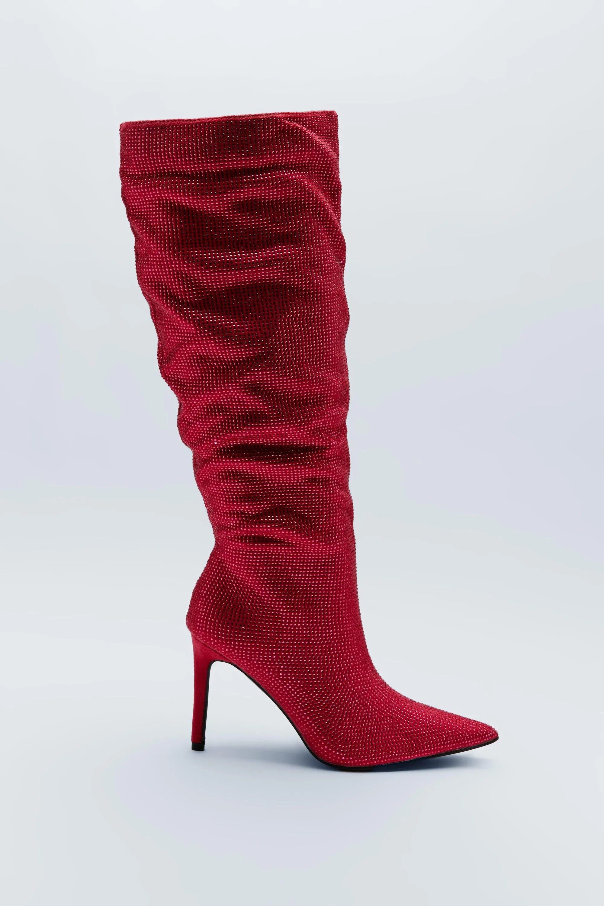 Boots | Diamante Slouchy Boots | NastyGal