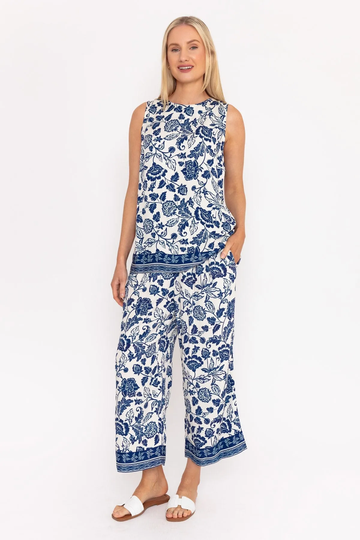 Border Print Pant