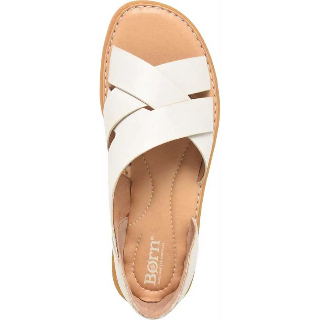 Born Ithica Sandal Cream (Women's)