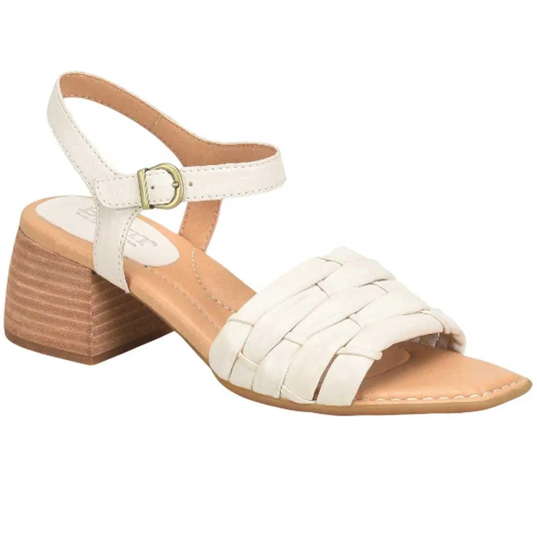 Born Shonie Heeled Sandal White (Women's)