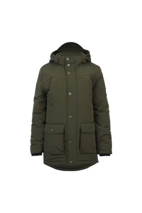 Boys Parker Coat in Army Green