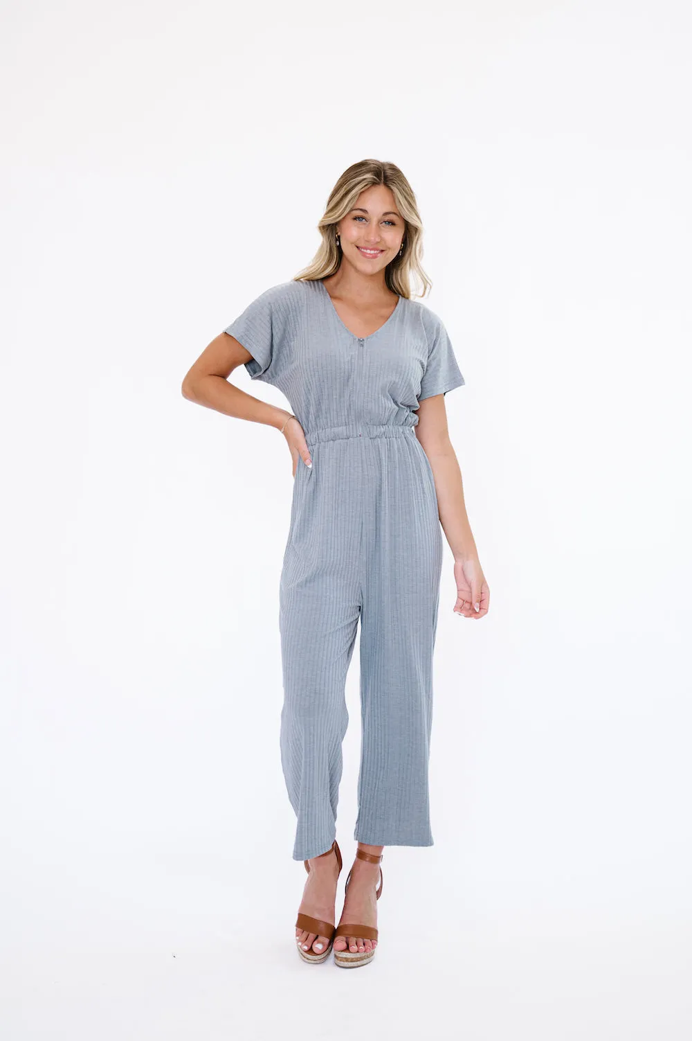 Brooke Grey Jumpsuit