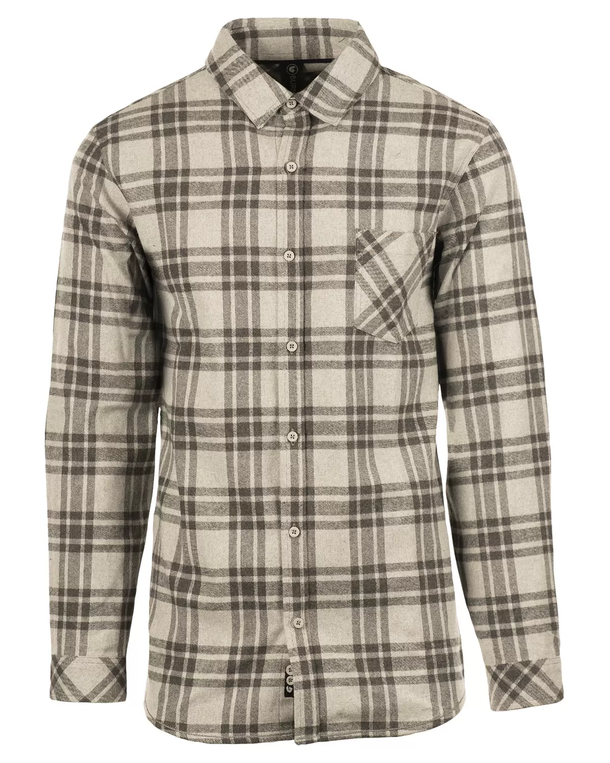 Burnside Clothing 8212 Open Pocket Long Sleeve Flannel Shirt SKU: 8212