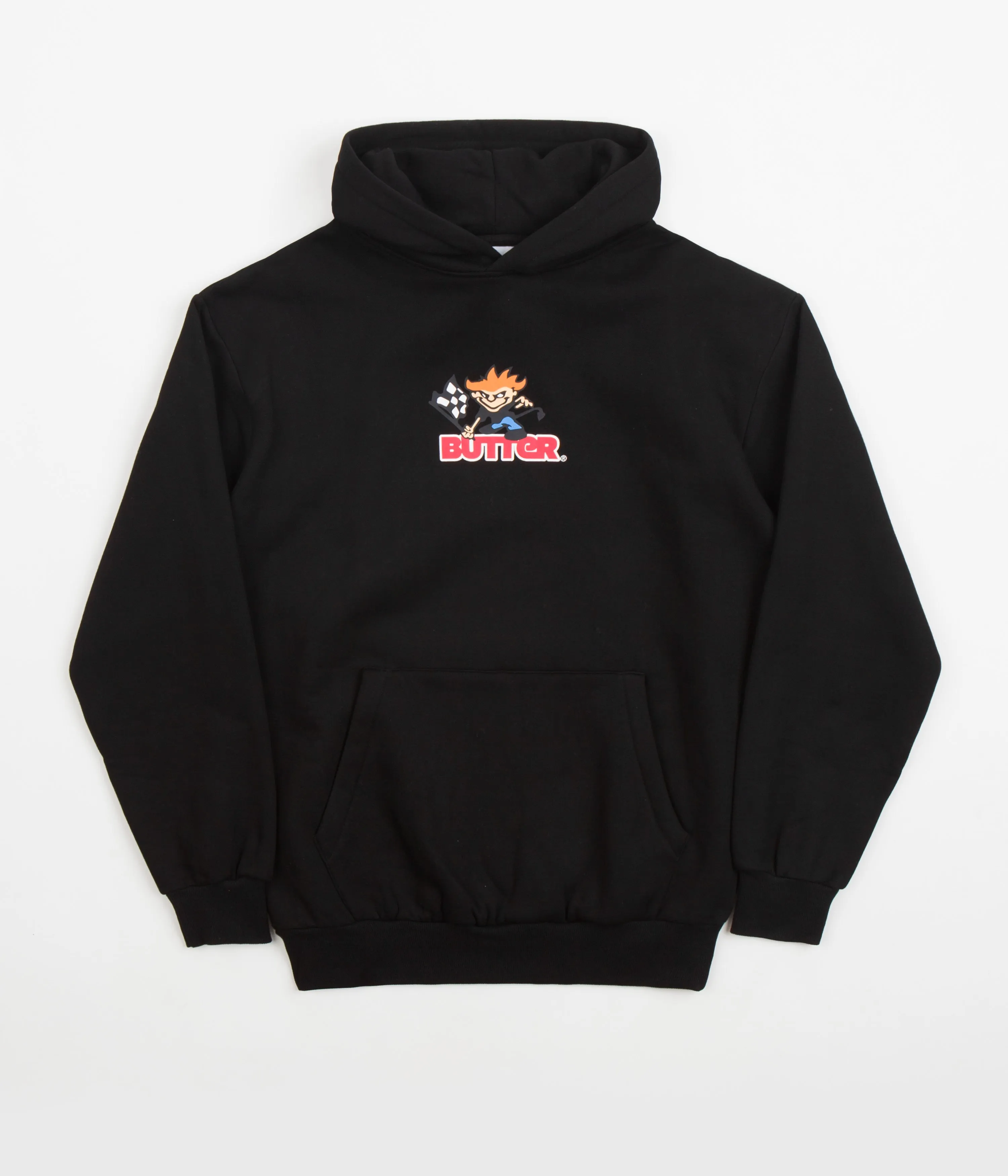 Butter Goods Racing Logo Hoodie - Black