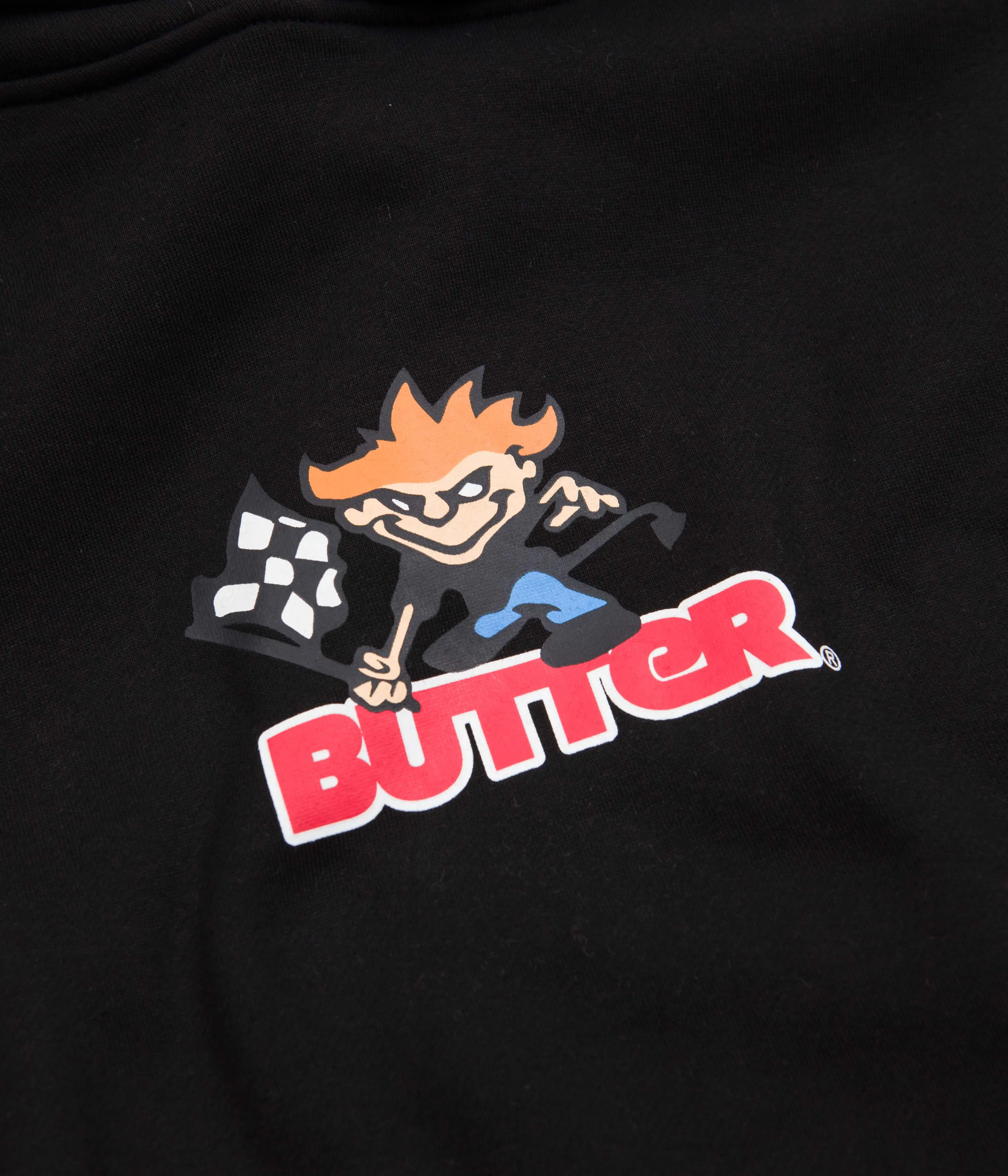 Butter Goods Racing Logo Hoodie - Black