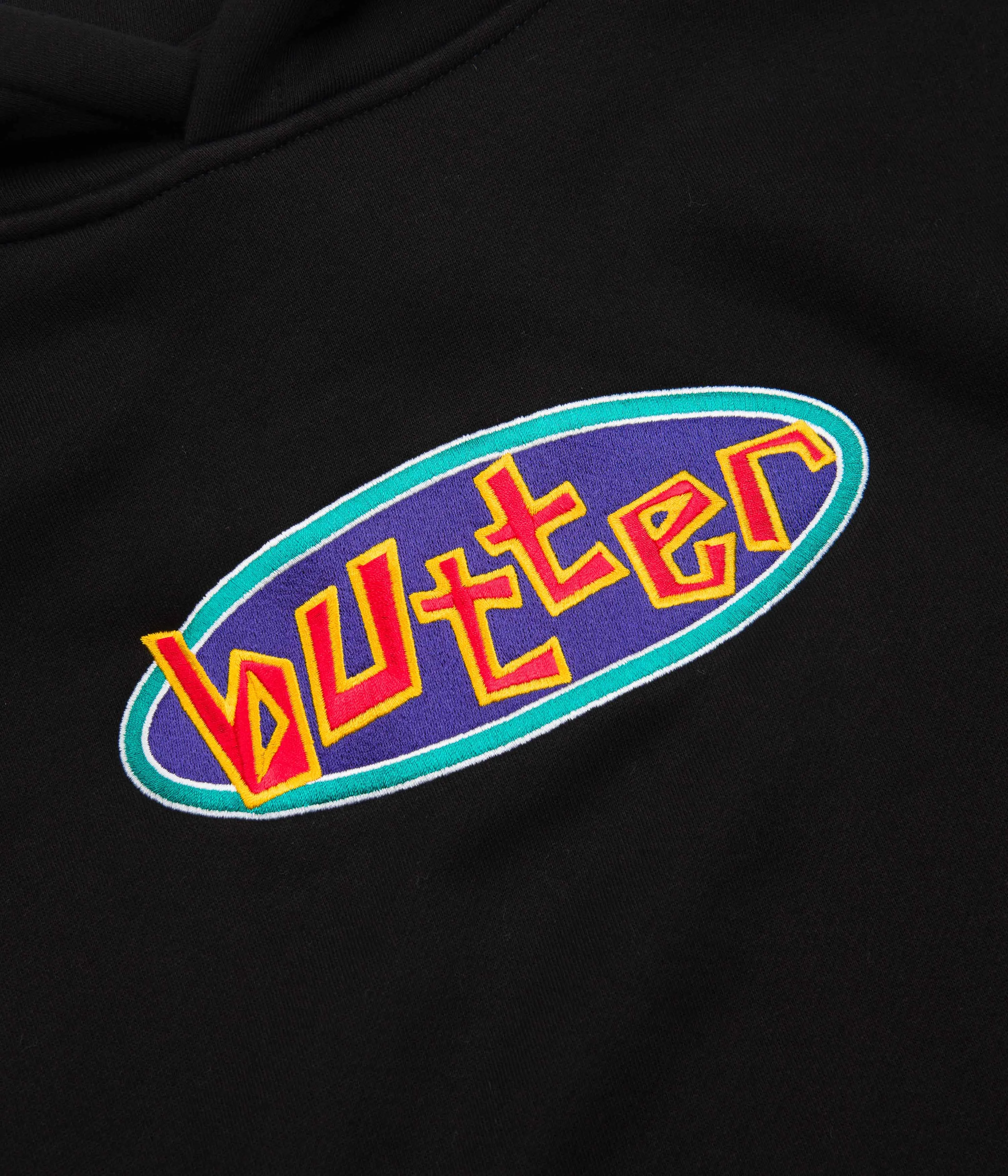 Butter Goods Scattered Embroidered Hoodie - Black