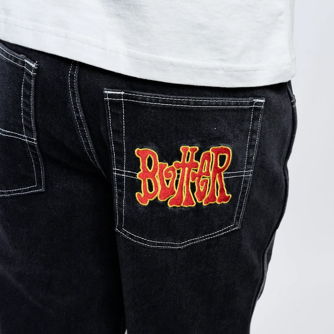 Butter Goods - Tour Denim Jeans (Flat Black)