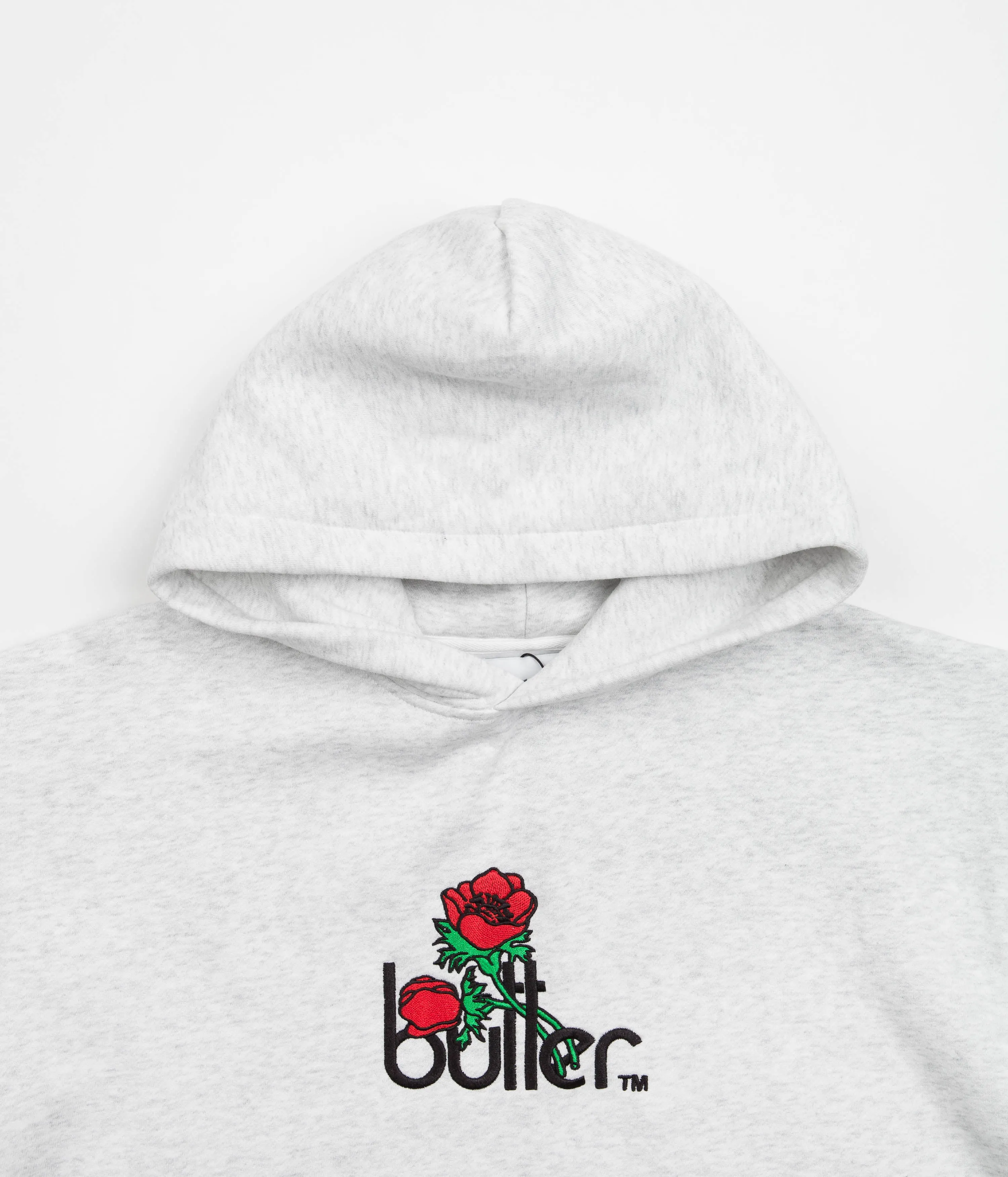 Butter Goods Windflowers Hoodie - Ash Grey