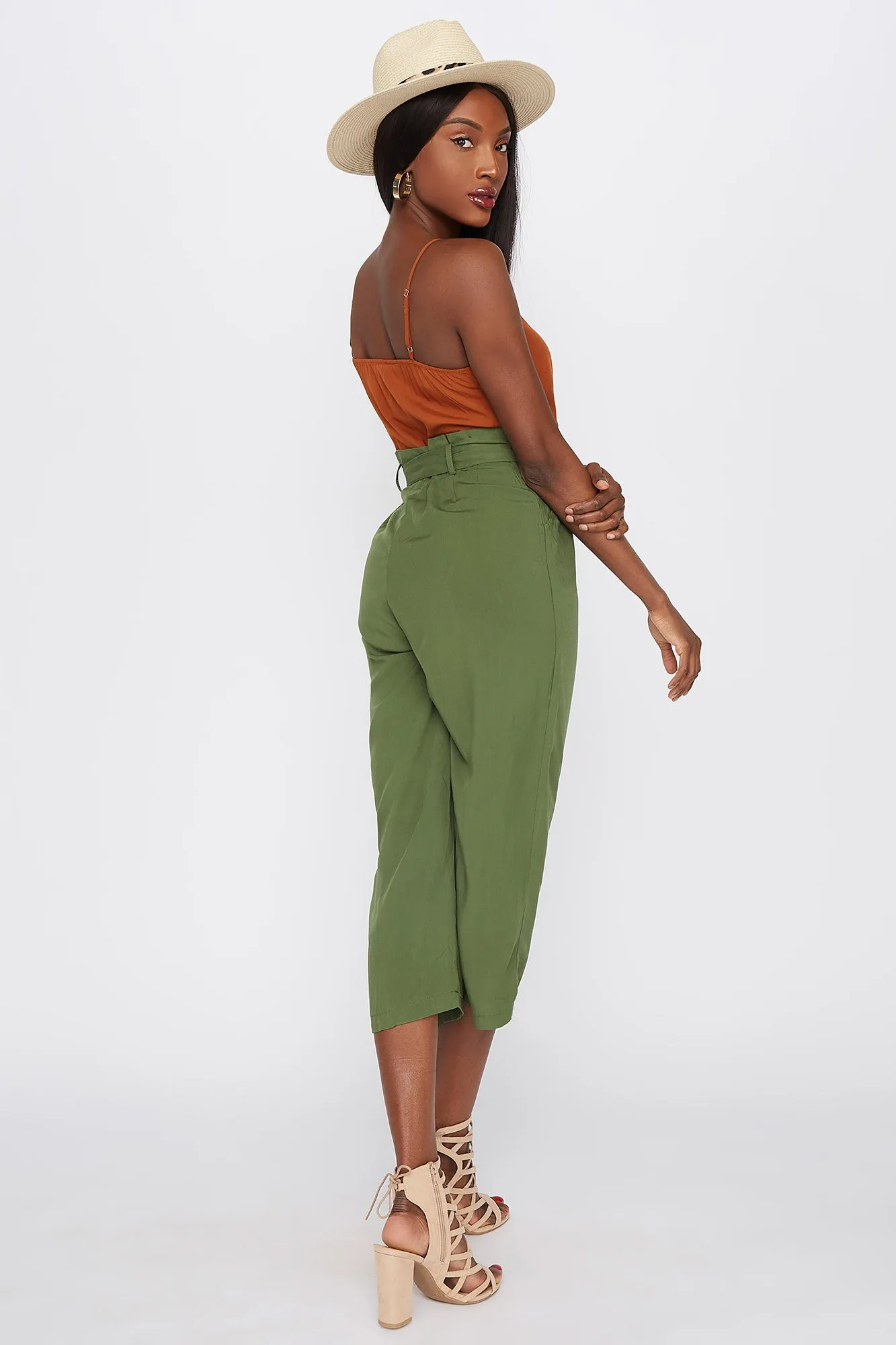 Cami Paperbag Culotte Jumpsuit