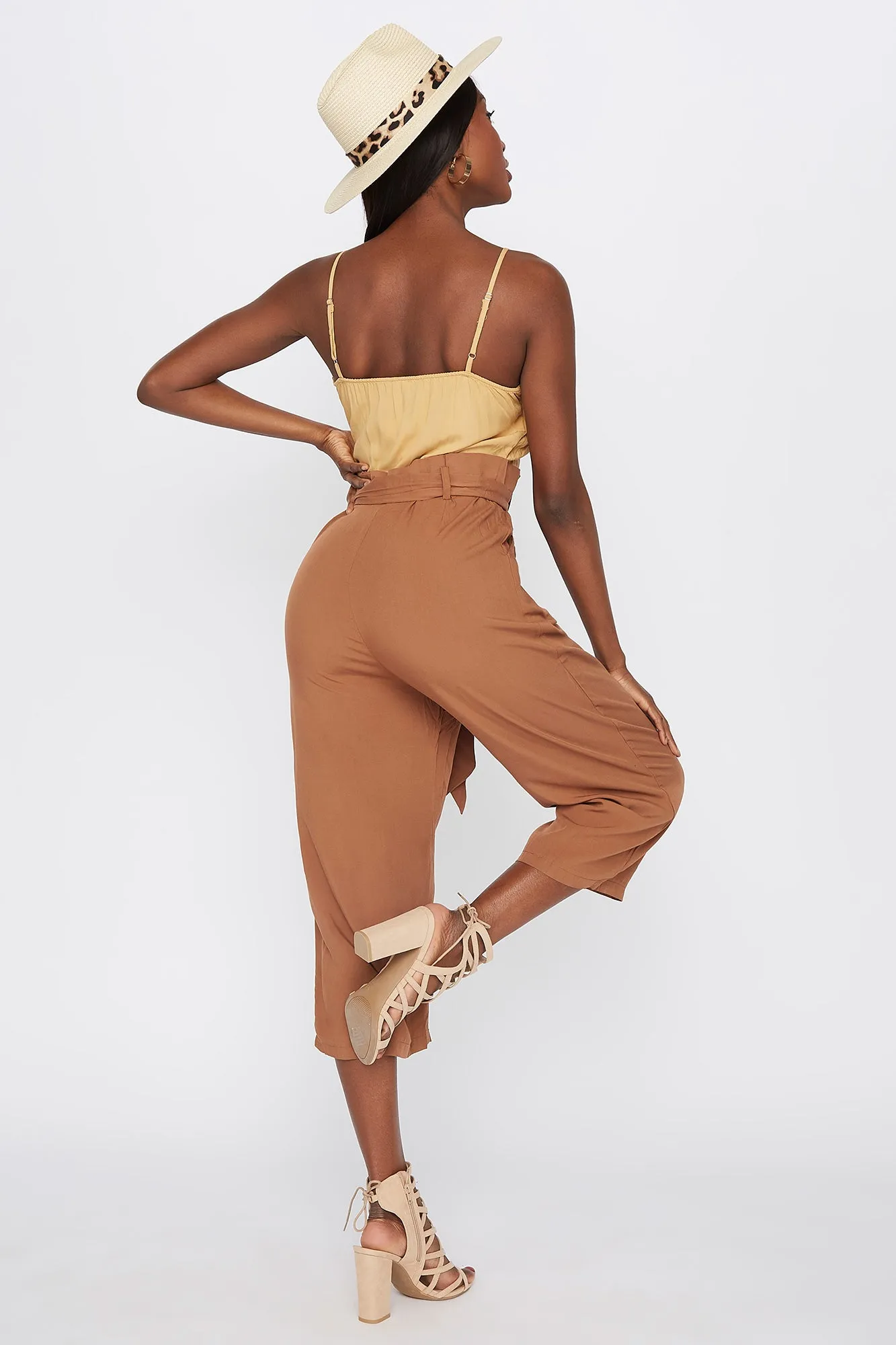 Cami Paperbag Culotte Jumpsuit