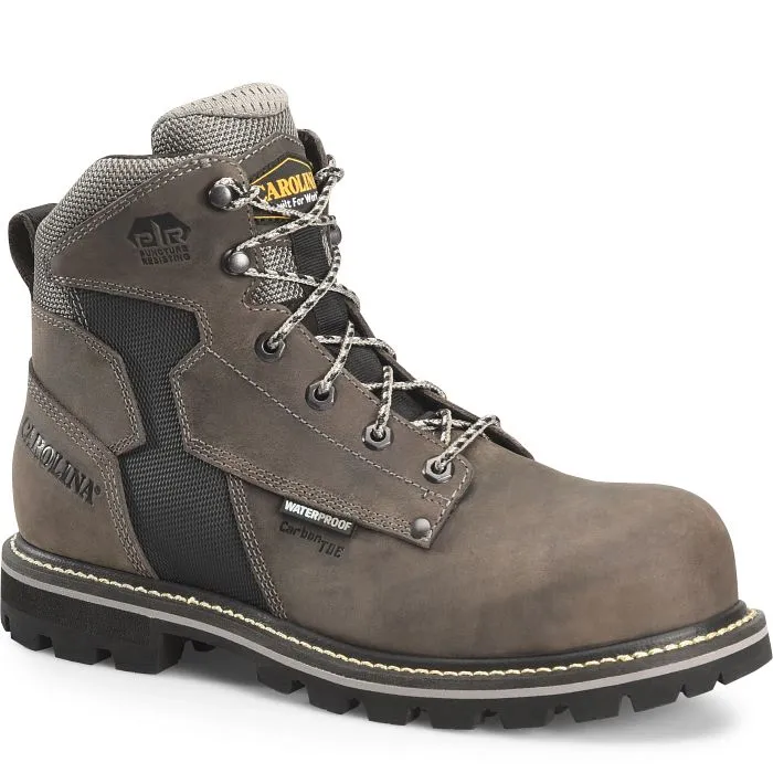 CAROLINA I-BEAM 6 COMPOSITE TOE WATERPROOF WORK BOOT SIZE 13D GRAY