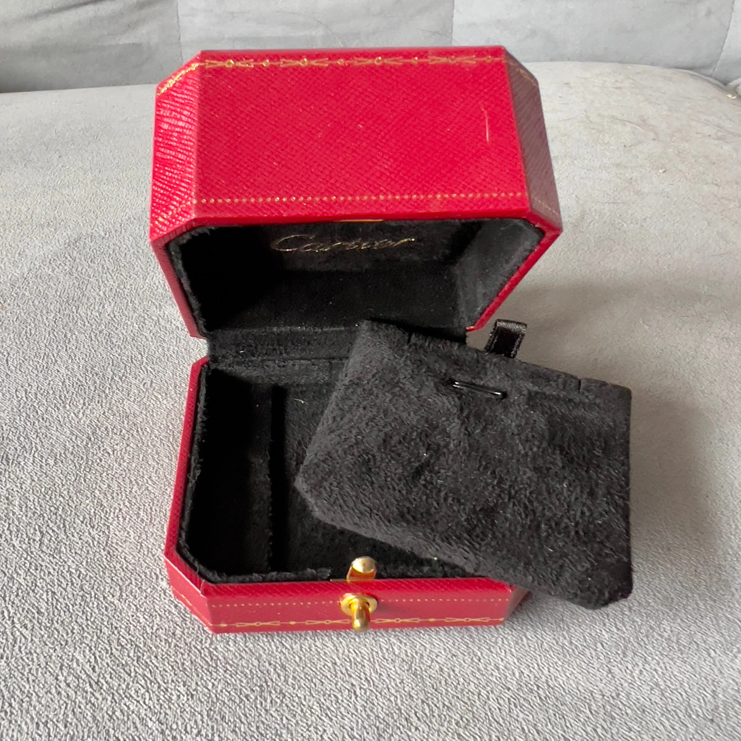 CARTIER Jewelry Box 2.85x2.85x2 inches