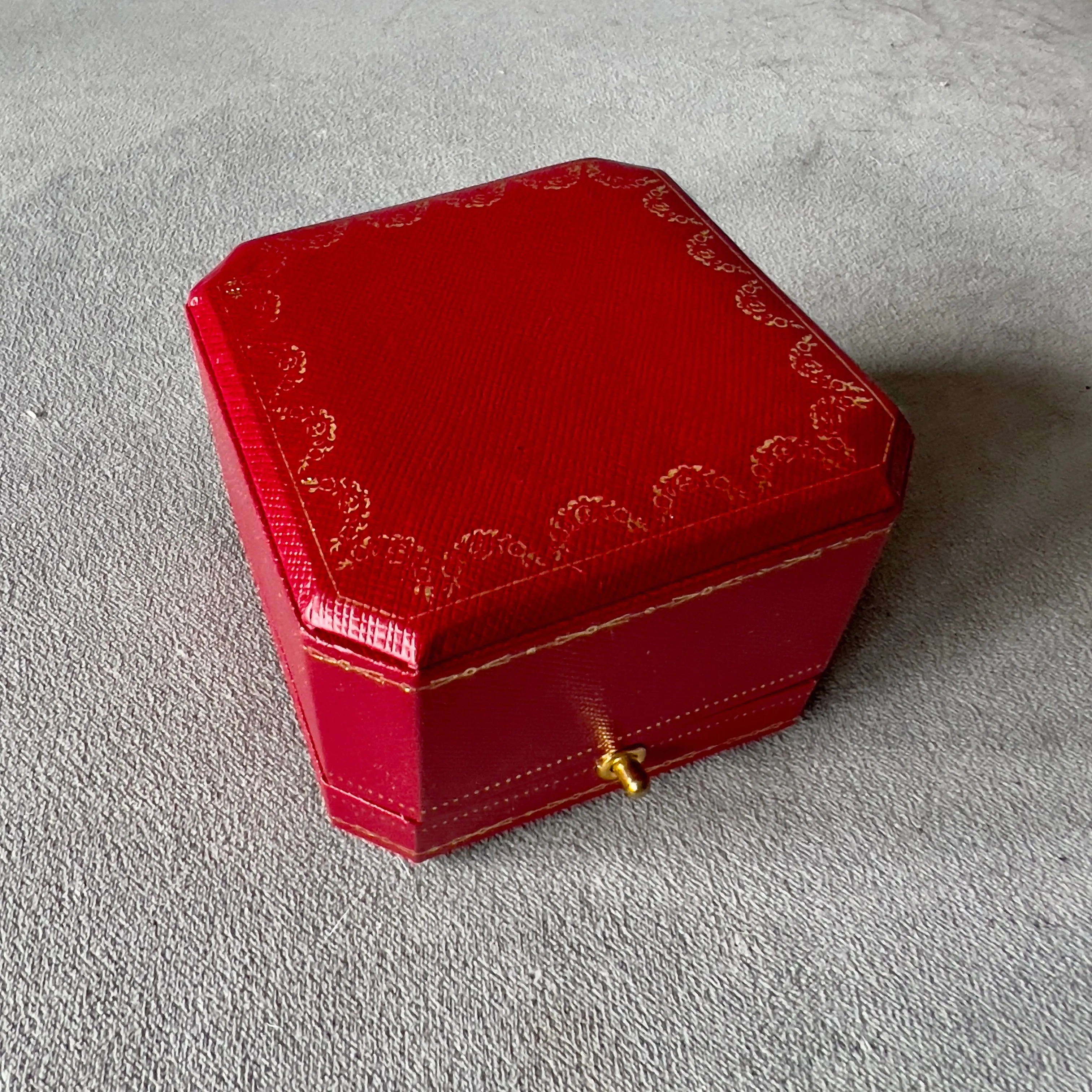 CARTIER Jewelry Box 2.85x2.85x2 inches