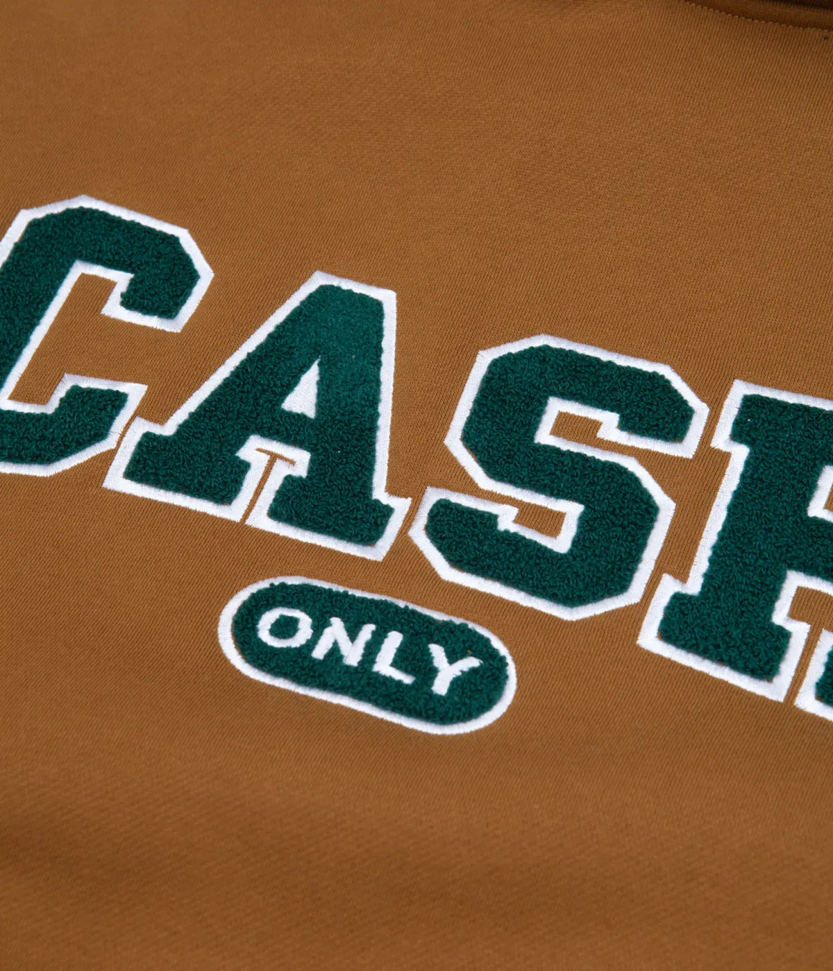 Cash Only College Chenille Hoodie - Brown