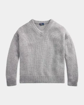 Cashmere High V-Neck Sweater