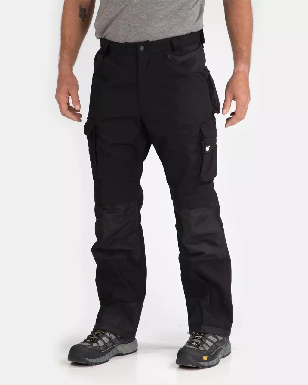 CAT Men's Trademark Work Pants in Black