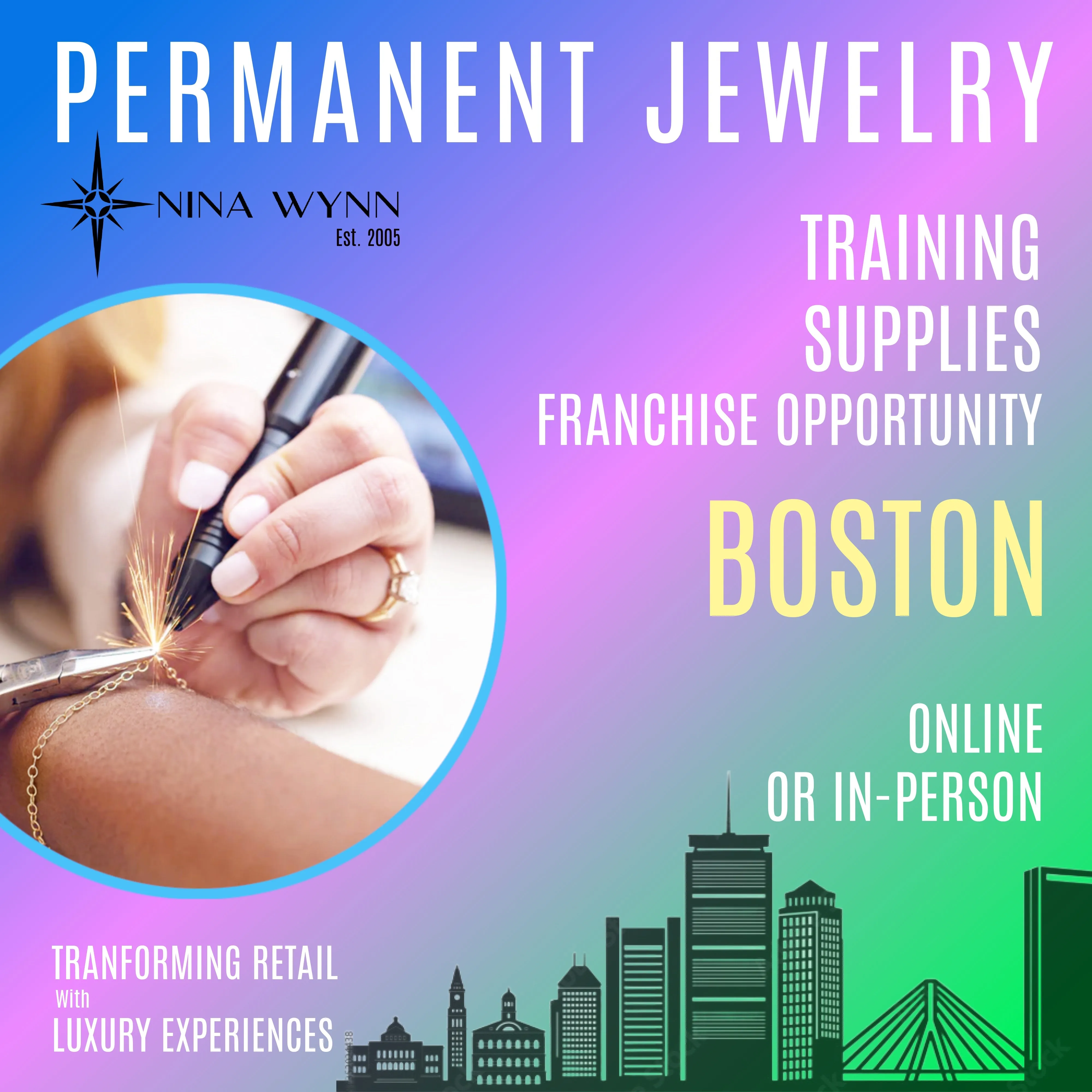 Certified In-Person Permanent Jewelry Training Boston