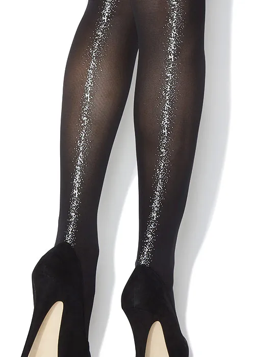 Charnos Printed Backseam Sparkle Tights ()