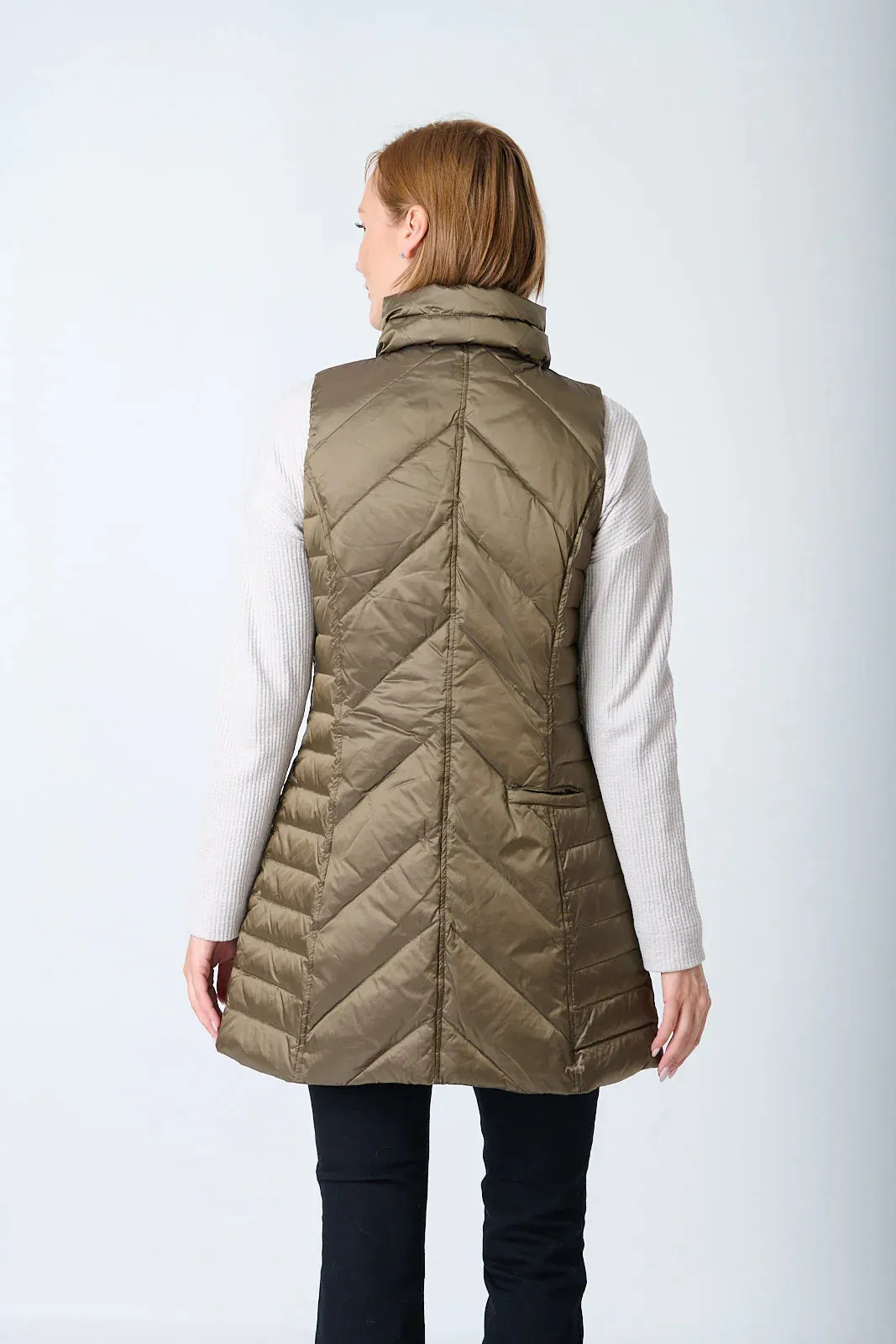 Chevron Quilted Vest