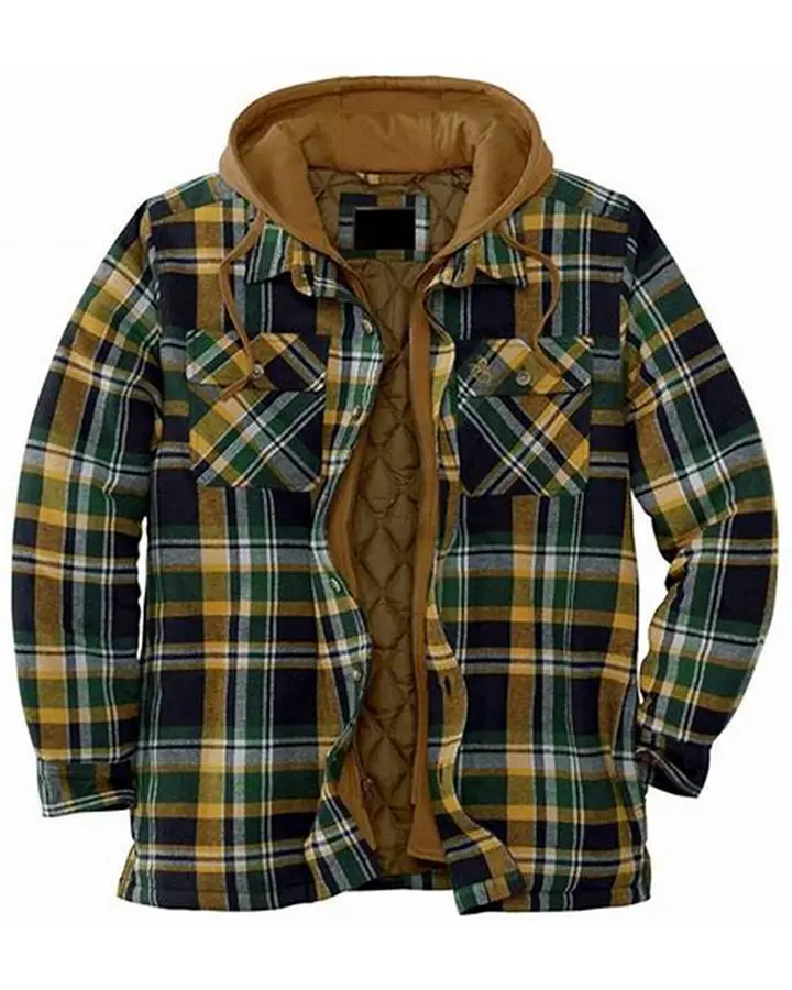 Christmas Check Hooded Jacket For Sale - William Jacket