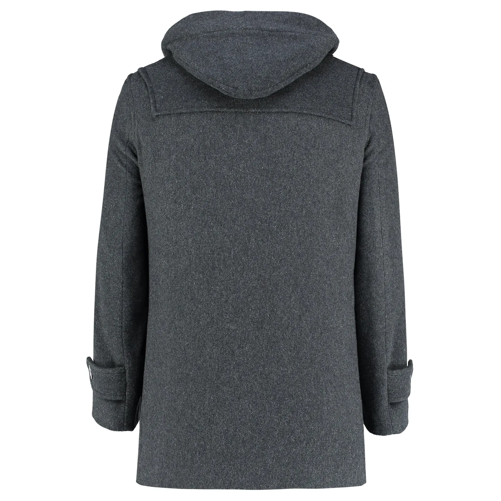 CLAREMONT - Mens Wool Blend Hooded Duffle Coat