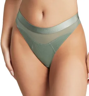 Cleo by Panache Freedom Lounge Brazilian Panty Brief (10602) - Khaki