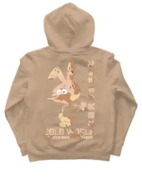 Cold World Frozen Goods Choc Chip Camo Bunny Hoody - Sandstone