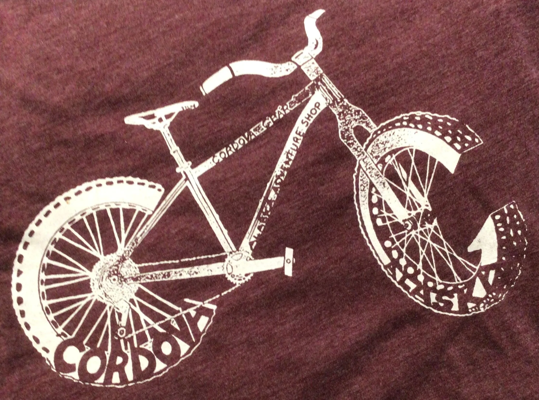 Cordova Alaska Long Sleeve  Bicycle T-shirt