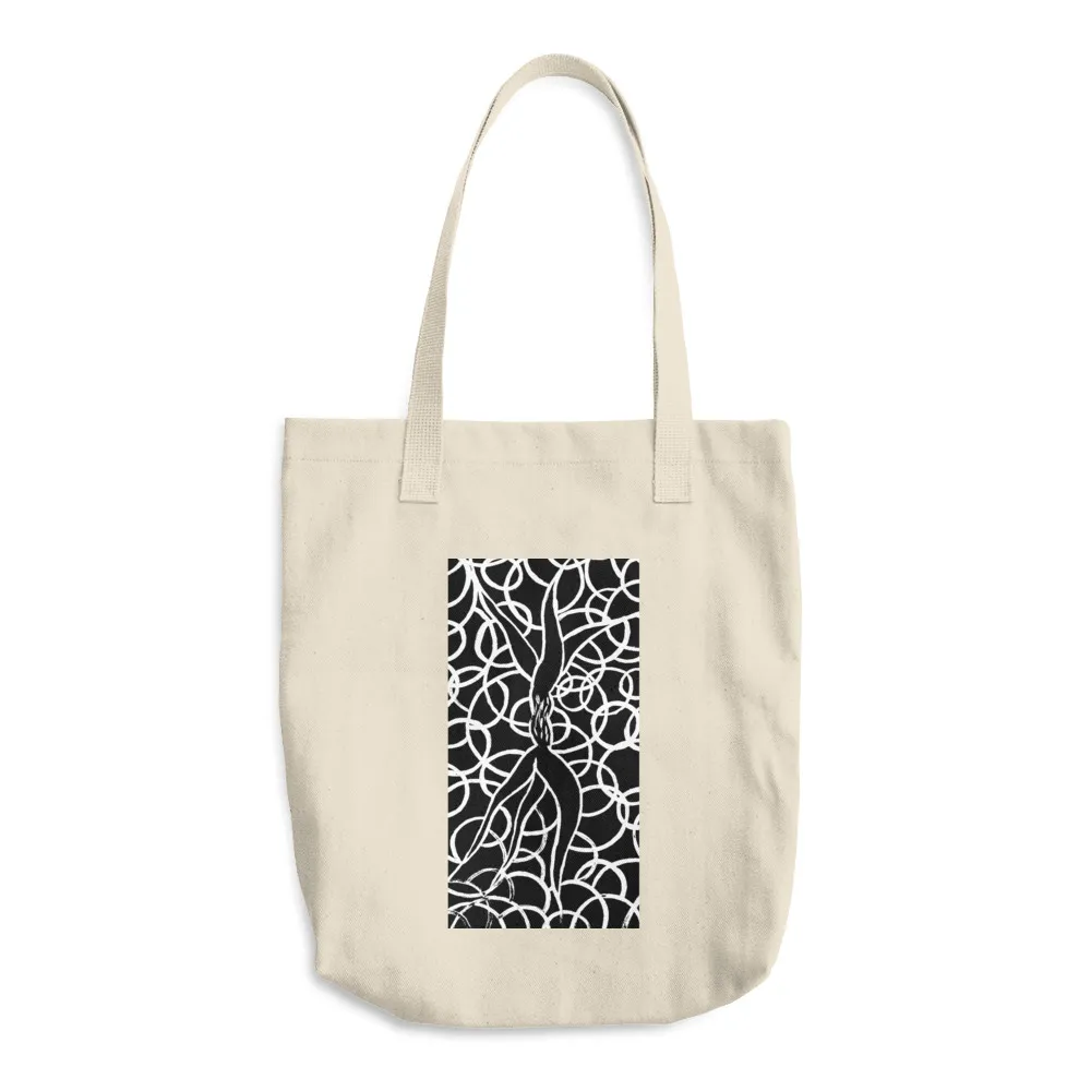 Cotton Tote Bag Underwater Plant Lovers