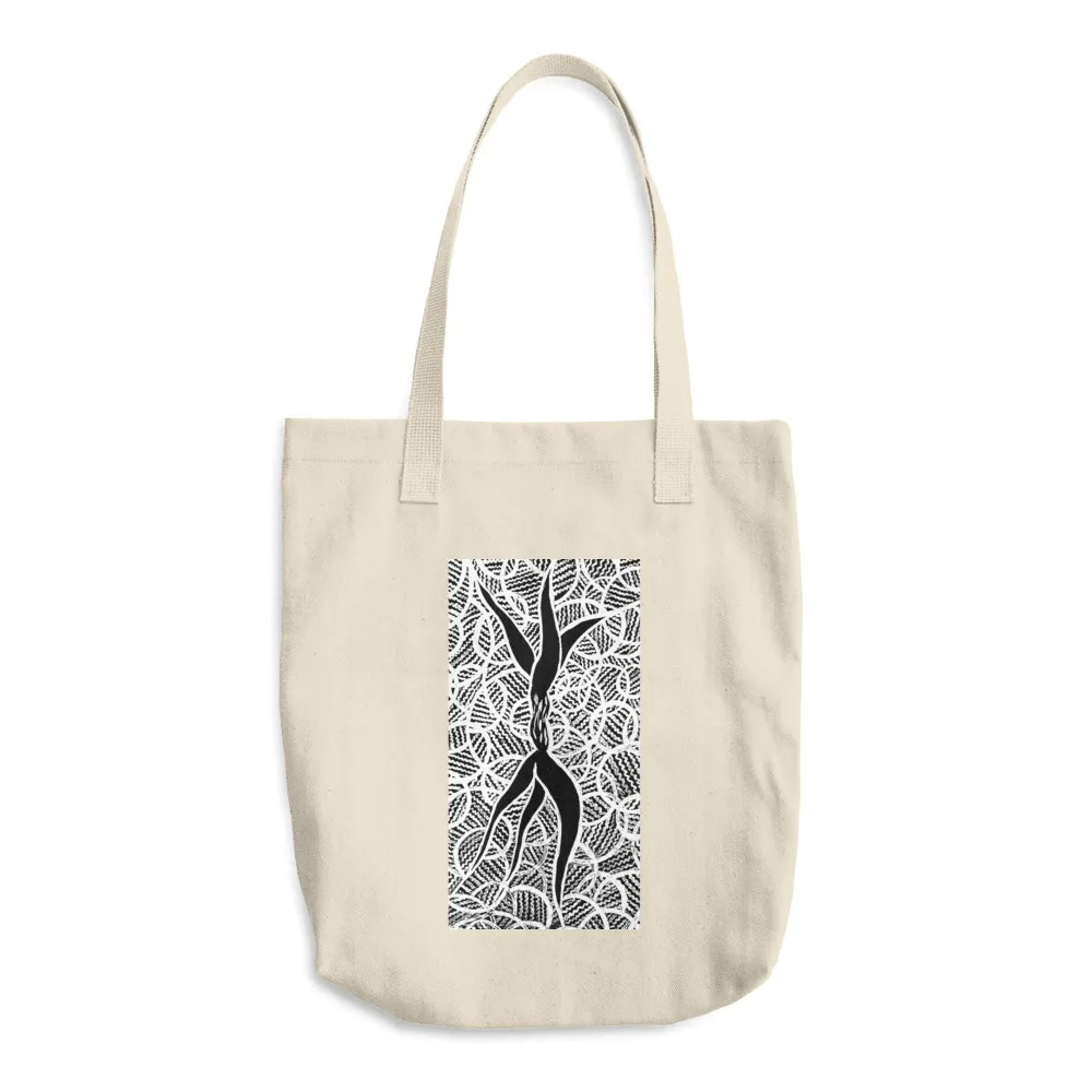 Cotton Tote Bag Underwater Plant Lovers