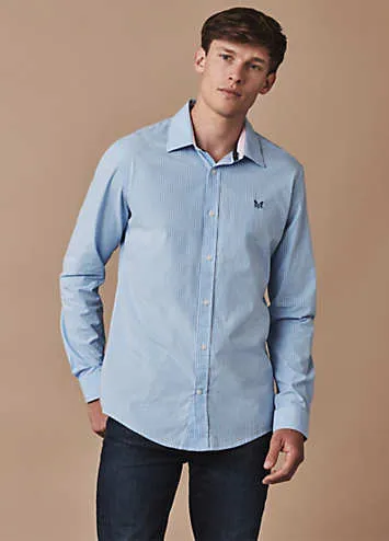 Crew Clothing Company Crew Neck Classic Micro Gingham Shirt | Grattan