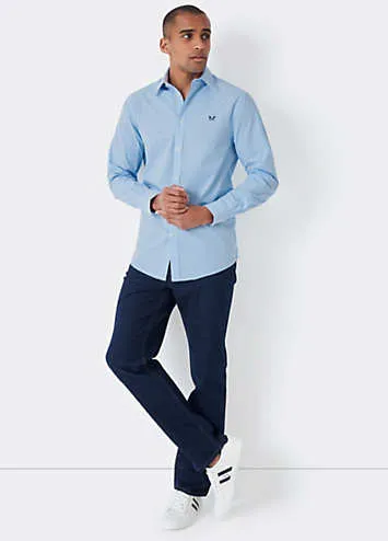 Crew Clothing Company Crew Neck Classic Micro Gingham Shirt | Grattan