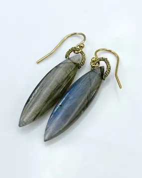 Danielle Welmond Labradorite Marquise Earrings