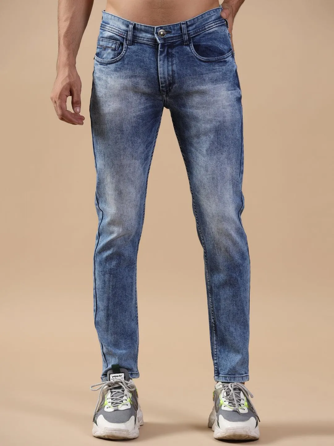 Dark Blue Denim Men's Jeans