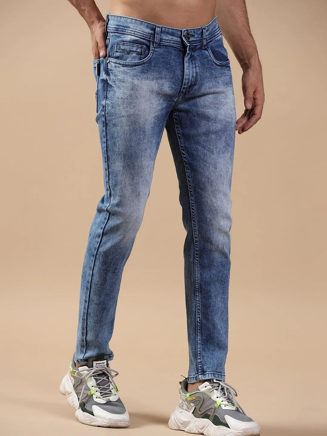 Dark Blue Denim Men's Jeans