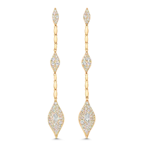 Donna Rose Diamond Drop Earrings