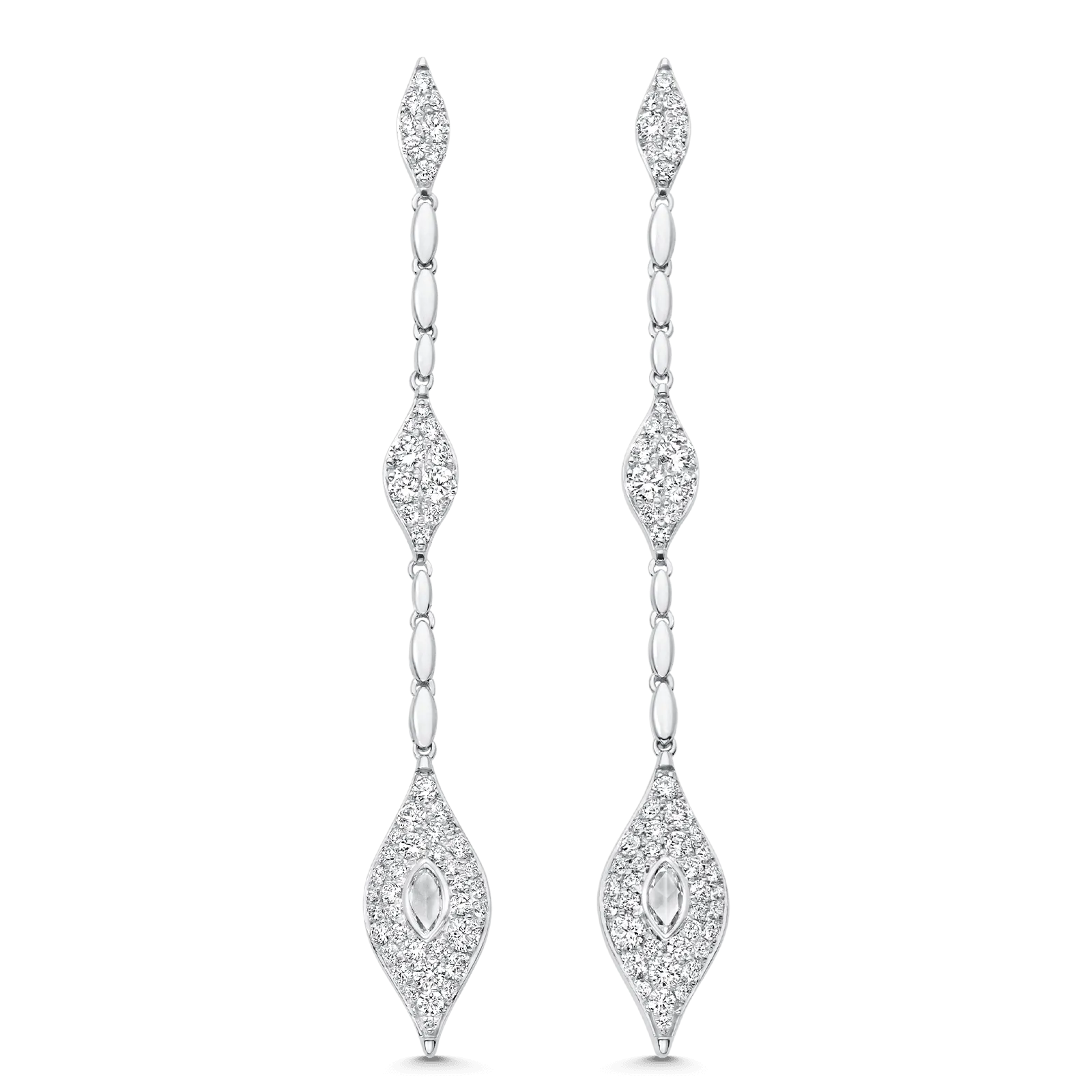 Donna Rose Diamond Drop Earrings