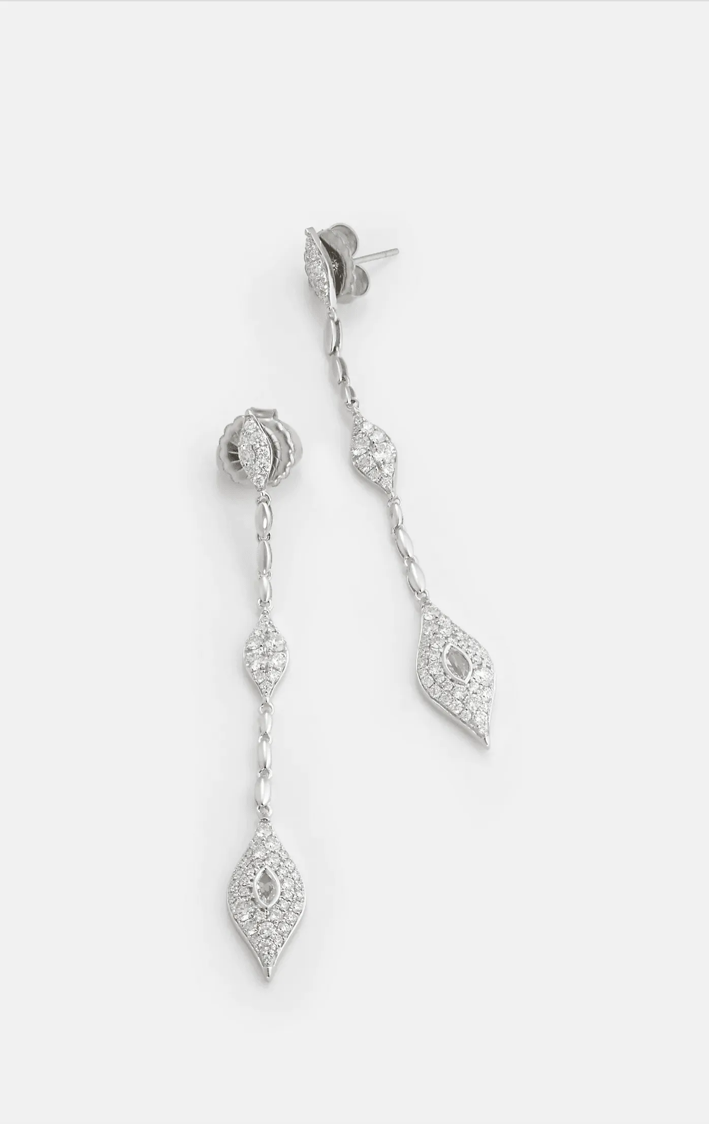 Donna Rose Diamond Drop Earrings